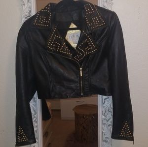 VINTAGE DESIGNER LEATHER JACKET